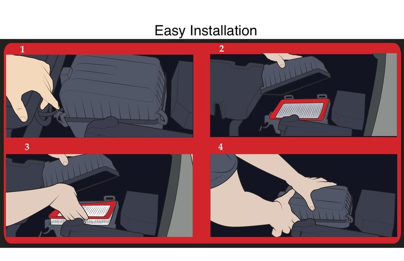 إي بي أوتو GP482 (CA9482) بديل لفلتر هواء محرك تويوتا/سيون/سوبارو/بونتياك لكورولا (2003-2008)، ماتريكس (2003-2008)، FR-S (2013-2016)، tC (2005-2010)، BRZ أوتوماتيك (2013-2020) - Image 2
